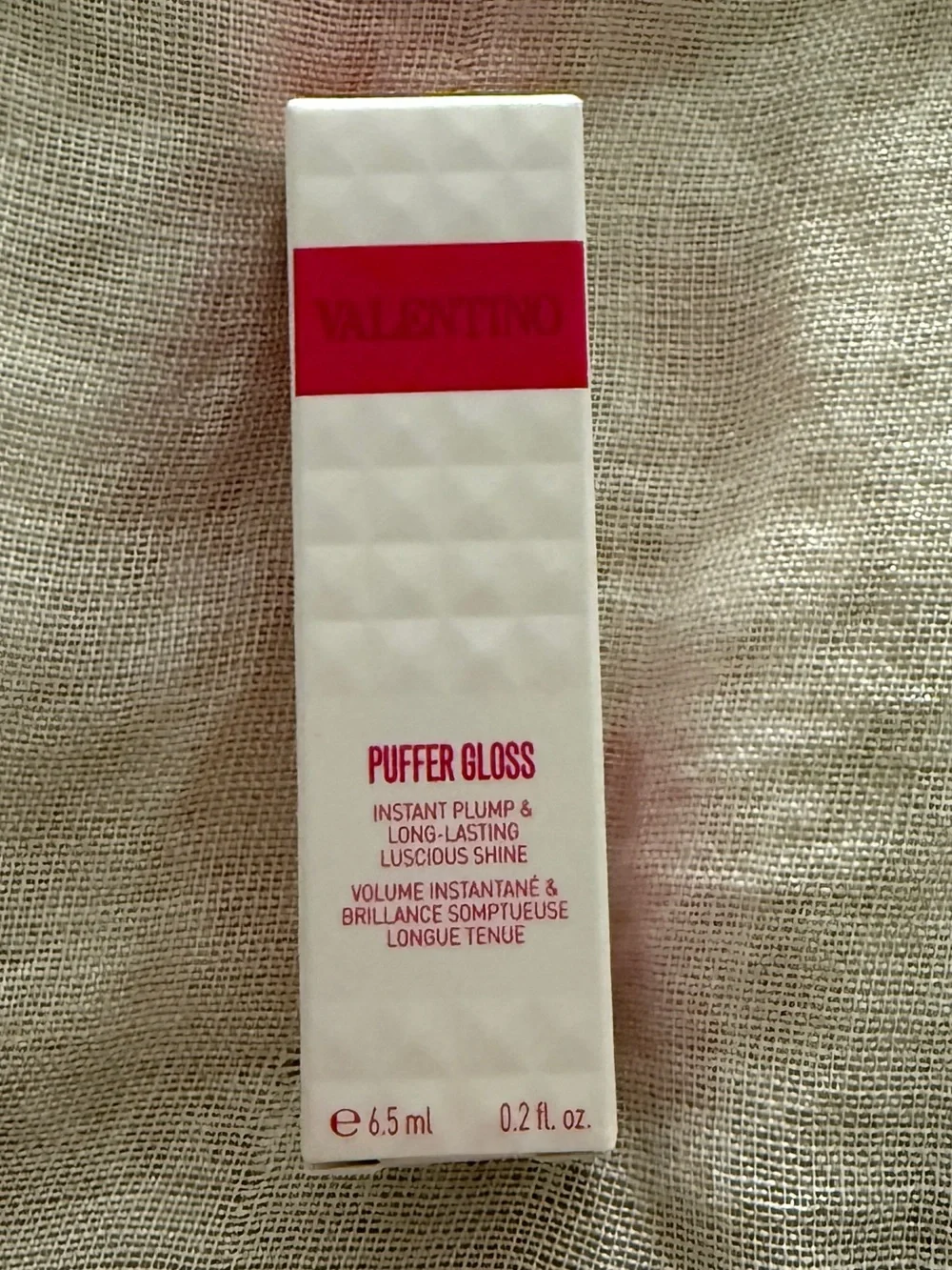 Valentino Puffer Gloss 122A Warm It Up Lip Plumper Gloss 6.5ml NEW IN BOX